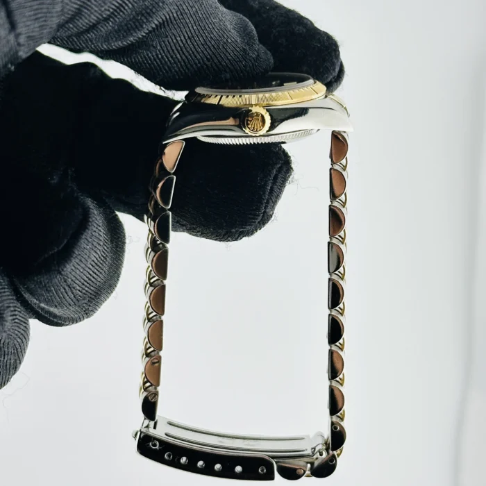 Rolex Datejust Lady Black Stick Dial on D-Link Jubilee Ref. 76243 - Image 6