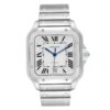 Cartier Santos  Silver Roman Dial Ref 4072/WSSA0018 with Card  2021