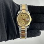 Rolex Datejust Gold Dial on Oyster Ref 116263