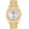 Rolex Day-Date Silver/ Gold Roman Index Dial on President Ref 228238 with New Style Card White  2017