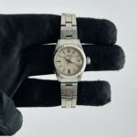 Rolex Datejust Silver Linen Dial on Oyster Ref 6917
