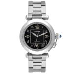 Cartier Pasha C Midsize Black Dial Ref 2324