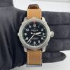 Breitling Navitimer Aviator Super 8 B&P Black Dial on Brown Calf Leather Strap Ref AB2040 with Papers  2024 - Image 2