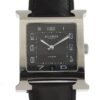 Hermes H Black Dial on Leather Ref HH2.810
