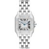 Cartier Panthere Midsize Silver Roman Dial on 5 Row Links Ref 4016