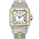 Cartier Santos Galbee White Roman Dial Ref 82036232