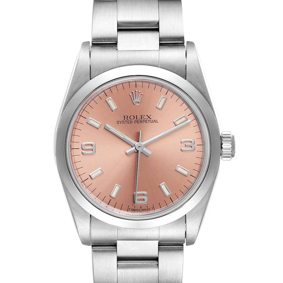 18904398_9e0b3f37-4d97-42ee-b501-374c8af1fcb1.jpeg Rolex Oyster Perpetual Salmon Dial on Oyster Ref 77080 - Image 1
