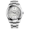 Rolex Datejust II Silver Stick Dial on Oyster Ref 116300 with New Style Card White  2015