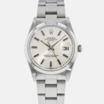 Rolex Oyster Perpetual Date Silver Stick Dial on Oyster Ref 15000