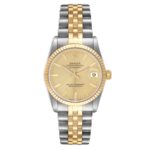 Rolex Datejust Champagne Stick Dial on Jubilee Ref 68273