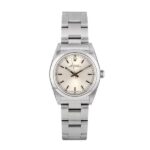Rolex Oyster Perpetual Silver Stick Dial on Oyster Ref 77080