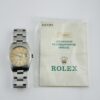 Rolex Datejust Silver Stick Dial on Oyster Ref 16220 with Papers  1994 - Image 6