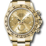 Rolex Daytona Champagne Index Dial on Oyster Ref 116508 with New Style Card White  2016