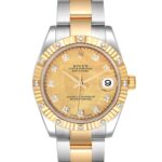 Rolex Datejust Gold Mop Dial on Oyster Ref 178313