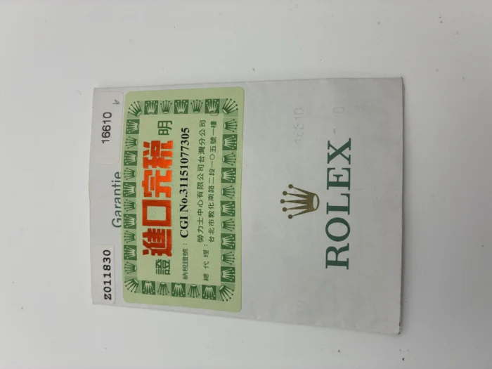 Rolex Submariner Date Black Dial on Oyster Ref. 16610 with Papers 2006 - Image 6