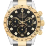 Rolex Daytona Black Diamond Dial on Oyster Ref 116523 with Card (Old Green) 2014