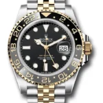 Rolex GMT-Master II Black Dial on Jubilee Ref 126713GRNR with New Style Card (green) 2025