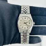 Rolex Datejust Silver Linen Dial on Jubilee Folded Ref 1600