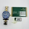 Rolex Submariner Blusey Blue Dial on Oyster Ref 116613LB with Card Old Green  2011 - Image 6