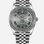 Rolex Datejust Slate Green Roman Dial on Jubilee Ref 126334 with New Style Card Green  2025