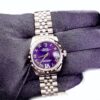 Rolex Datejust Purple Roman Dial on Jubilee Ref 178344 with New Style Card Green  2021 - Image 2
