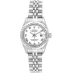 Rolex Datejust White Roman Dial on Jubilee Ref 69174 with Papers  1996
