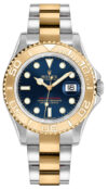 Rolex Yacht-Master Blue Dial on Oyster Ref 168623 with New Style Card White