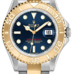 Rolex Yacht-Master Blue Dial on Oyster Ref 168623 with New Style Card White