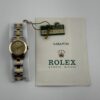 Rolex Oyster Perpetual  Champagne Stick Dial on Oyster  Ref 67183 with Papers  1985 - Image 5