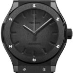 Hublot Berluti B/P Black Dial on Leather Ref 511.CM.0500.VR.BER16 with Card  2016