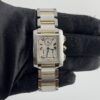 Cartier Tank Francaise White Roman Dial Ref 2303 - Image 2