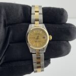 Rolex Datejust Champagne Stick Dial on Oyster Ref 6917 with Papers  1978