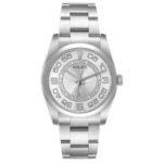 Rolex Oyster Perpetual Silver Concentric Dial on Oyster Ref 116000 with Card Old Green  2012