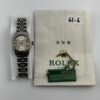 Rolex Oyster Perpetual Date Silver Stick Dial on Jubilee Ref 6924 with Papers  1976 - Image 5