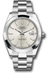 Rolex Datejust Silver Dial on Oyster Ref 126300 with New Style Card Green  2025