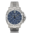 Panerai Luminor Chrono Daylight Blue Dial on Titanium Ref PAM00327/OP6779