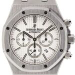 Audemars Piguet Royal Oak White Dial on Bracelet Ref 26320ST.OO.1220ST.02 with Papers  2014