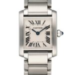 Cartier Tank Francaise B&P White Dial Ref 2384 with Papers  2004