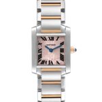 Cartier Tank Pink Dial Ref 2384