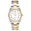 Rolex Oyster Perpetual White Roman Dial on Oyster Ref 14233 with Papers  1998
