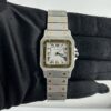 Cartier Santos Galbee White Roman Dial Ref 1172961 - Image 2