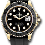 Rolex Yacht-Master Black Dial on Oysterflex Ref 226658 with New Style Card Green  2023