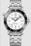 Omega Seamaster Diver 300M B&P White Dial on Bracelet Ref 210.30.42.20.04.001 with Card