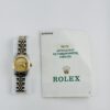 Rolex Datejust Champagne Stick Dial on D Link Jubilee Ref 79173 with Papers  1999 - Image 6