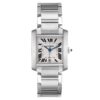 Cartier Tank Francaise Large White Roman Dial Ref 2302