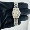Rolex Oyster Perpetual Date Silver Linen Dial on Folded Jubilee Ref 6917/4