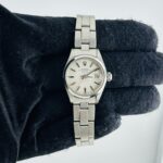 Rolex Oyster Perpetual Date Silver  Dial on Folded Oyster Ref 6917