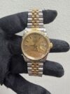 Rolex Datejust 36 Champagne Stick Dial on Jubilee Ref 16233 with Papers - Image 2