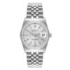 Rolex Datejust Silver Stick Dial on Oyster Ref 16220