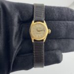 Rolex Datejust Champagne Dial on Brown Leather Ref 6531